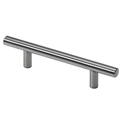 Poignée de meuble, ◘──◘ 96 mm, 13 x 150 x 38 mm, Inox, mat
