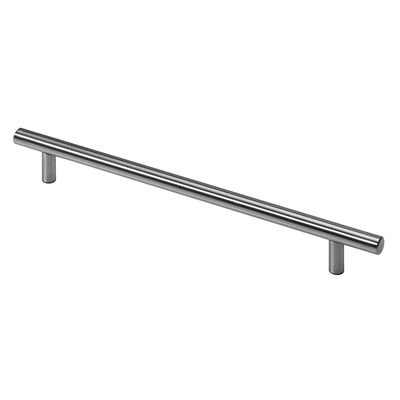 Poignée de meuble, ◘──◘ 224 mm, 13 x 280 x 38 mm, Inox, mat
