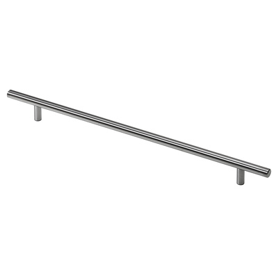 Poignée de meuble, ◘──◘ 320 mm, 13 x 400 x 38 mm, Inox, mat