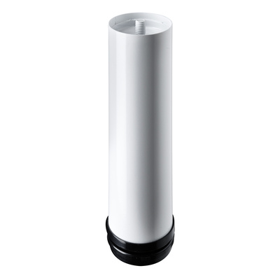 Table leg, 200 - 230 x Ø 60 mm, steel, white