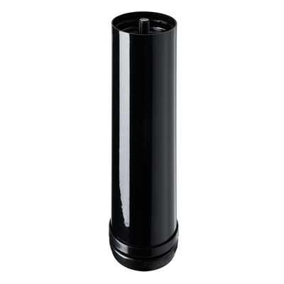 Table leg, 200 - 230 x Ø 60 mm, steel, black