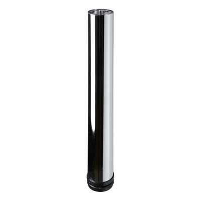 Table leg, 400 - 430 x Ø 60 mm, steel, chrome plated
