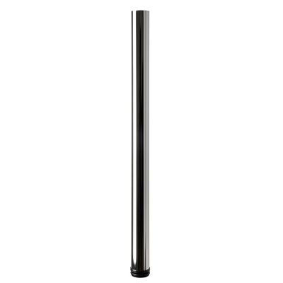 Table leg, 840 - 870 x Ø 60 mm, steel, chrome plated