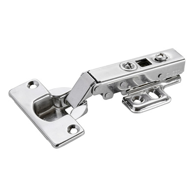 Screw on Veosys concealed hinge with integrated Silent System for overlay doors