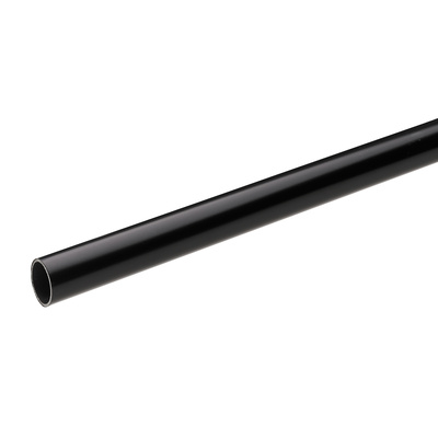Tube de penderie, rond, Ø 25 x 1000 mm, Acier noir