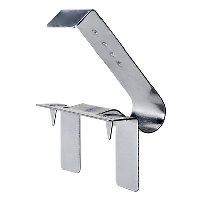 Frontblendenclip, 50 x 27 mm, Stahl, verchromt