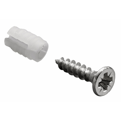 Expanding socket Ø5 mm with pot fastening screw 3,5x16 mm