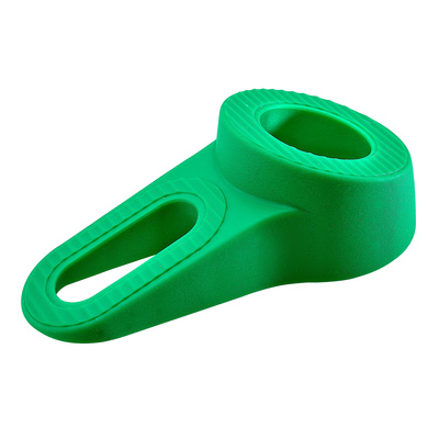 Door and window wedge, 2 - 38 x 57 x 118 mm, plastic, green