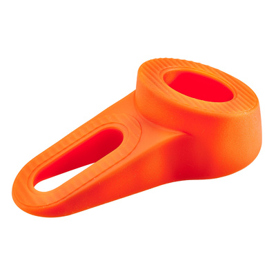 Door and window wedge, 2 - 38 x 57 x 118 mm, plastic, orange