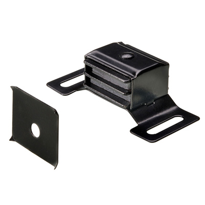 Loqueteaux magnétiques 3 kg, ajustable, noir