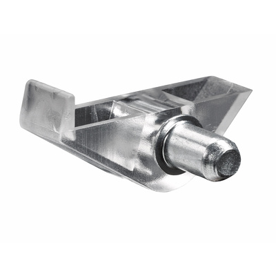 Fachbodensicherung, Ø 5 x 9,5 x 26 x 7 mm, Kunststoff, transparent