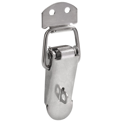 Fermeture de caisse, Peutêtre fermé à clé, 68 x 22 mm, Inox