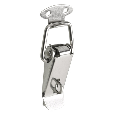 Fermeture de caisse, Peutêtre fermé à clé, 60 x 25 mm, Inox