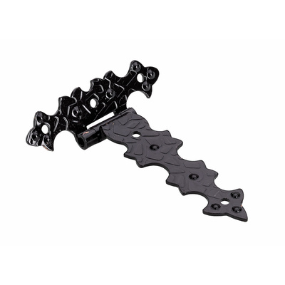 Hinge cranked, 80 x 69 x 1,5 mm, steel, antique