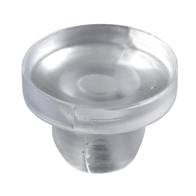 Support pour plaque en verre avec effet ventouse, Plastique, transparent