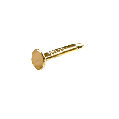 Pour Clous Ferrures de coff ret, 1,08 x 8 mm, Acier, laitonné