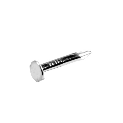 Pour Clous Ferrures de coff ret, 1,08 x 8 mm, Acier, nickelée