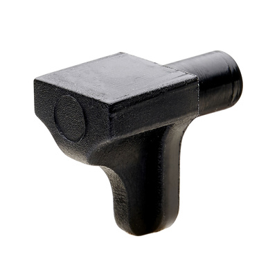 Taquets avec tenon, Plastique, noir