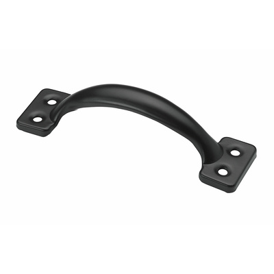Furniture Handle, 100 x 26 x 20 mm, steel, black