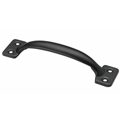 Furniture Handle, 154 x 34 x 20 mm, steel, black