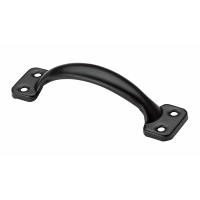 Furniture Handle, 76 x 18 x 20 mm, steel, black