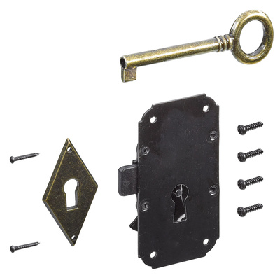 Ornamental screw-on lock