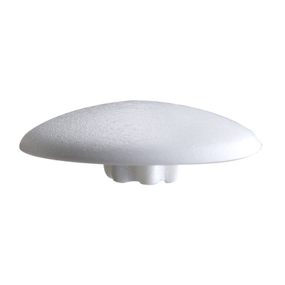 Cache pour vis de connexion de caisson, Ø 12 mm, Plastique, blanc