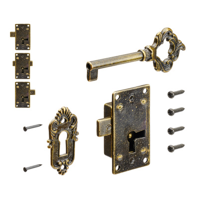 Ornamental screw-on lock