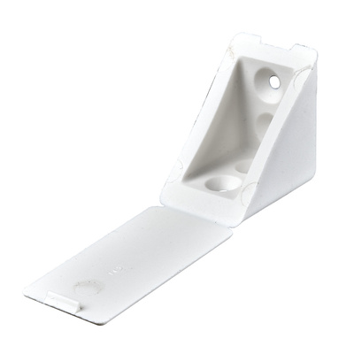 Universal corner connector, 31 x 31 x 24, plastic, white