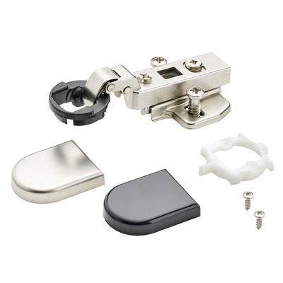 Intermat Mini-Glass door hinge for cup drilling for inset doors