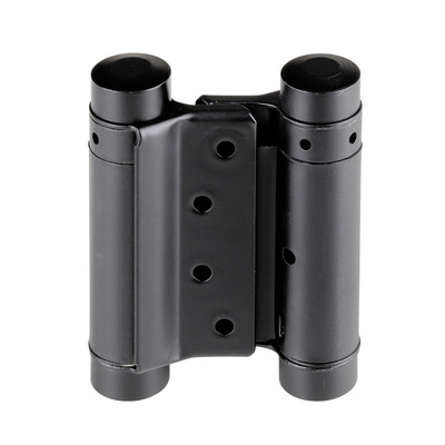 Swing door hinges, steel, black