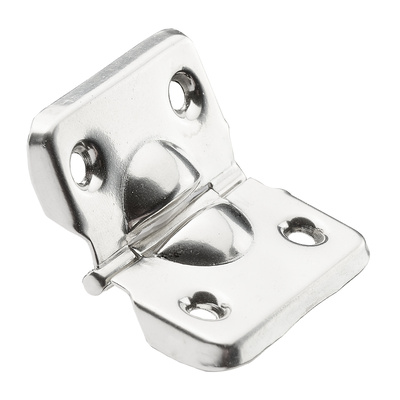 Schatullenscharnier, 40 x 45 x 40 mm, Stahl, vernickelt
