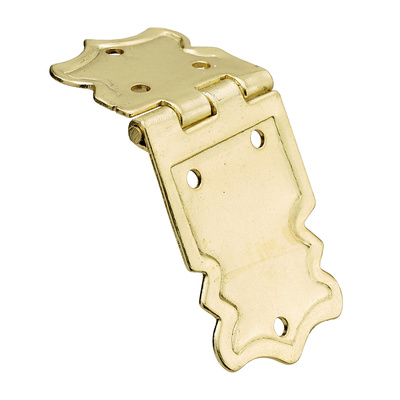 Schatullenscharnier, 20 x 37 x 20 mm, Stahl, vermessingt