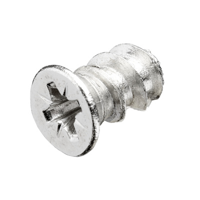 Direktbefestigungsschraube, Ø 6,3 x 10,5 mm, Stahl, vernickelt