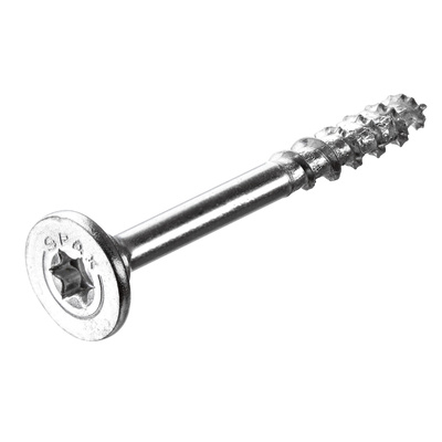 Vis d'assemblage de caisson Spax, Ø 4 x 34 mm, Acier, nickelée