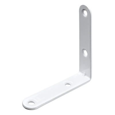 Stuhlwinkel, 15 x 70 x 70 x 2 mm, Stahl, pulverbeschichtet, weiß